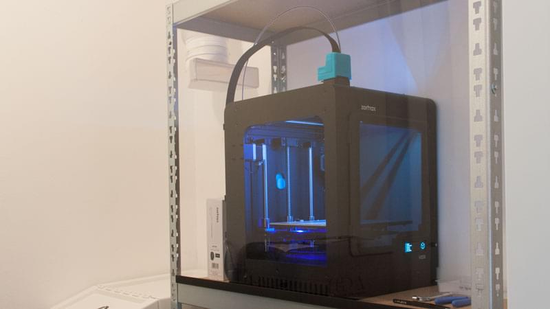 Storage rack 3D printer enclosure